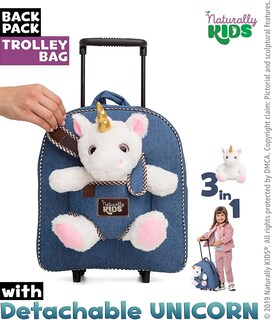 Foto 3 | Foto 3 | Mochila Enrollable Naturally Kids Unicorn Para Niñas - Venta Internacional
