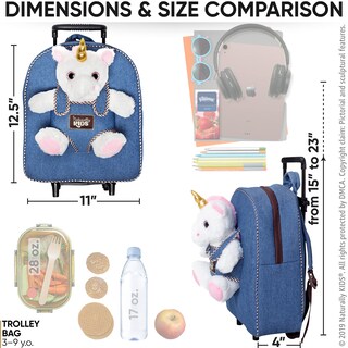 Foto 7 | Foto 7 | Mochila Enrollable Naturally Kids Unicorn Para Niñas - Venta Internacional
