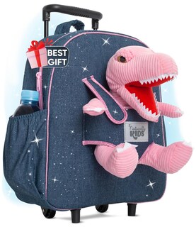 Foto 1 | Foto 1 | Mochila Rolling Backpack Naturally Kids con Forma de Dinosaurio para Niños - Venta Internacional