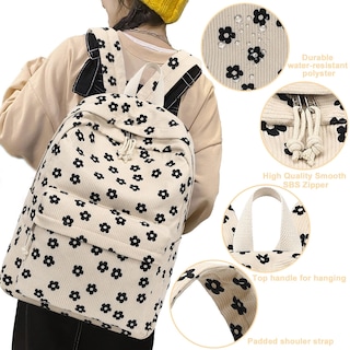 Foto 3 | Foto 3 | Mochila Escolar Bluboon Beige con Espacio para Portátil de 14 Pulgadas - Venta Internacional