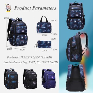 Foto 3 | Foto 3 | Set de Mochila Bansusu Galaxy Unisex - Venta Internacional