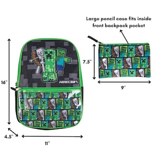 Foto 3 | Foto 3 | Set de Mochila Ralme Minecraft con Lonchera para Niños y Niñas - Venta Internacional