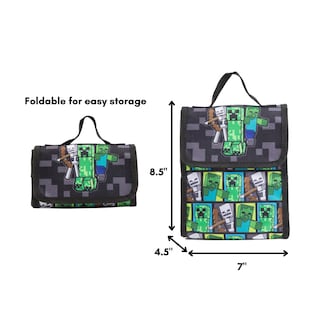 Foto 4 | Foto 4 | Set de Mochila Ralme Minecraft con Lonchera para Niños y Niñas - Venta Internacional