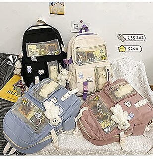 Foto 7 | Foto 7 | Mochila Ggoob Kawaii Con Alfiler Y Accesorios Para Colegiala - Venta Internacional.