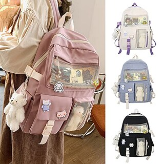 Foto 2 | Foto 2 | Mochila Ggoob Kawaii De Lona De Nailon Impermeable 32 X 11 X 43 Cm, Color Rosa - Venta Internacional.