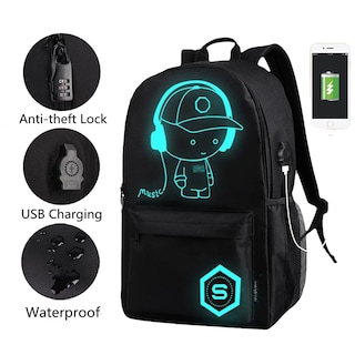 Foto 3 | Foto 3 | Mochila Flymei Anime Luminous Para Niños Adolescentes Con Pu - Venta Internacional.