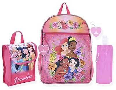 Foto 1 | Foto 1 | Mochila Disney Princess Para Niñas Y Niños Pequeños +6 Piezas - Venta Internacional.