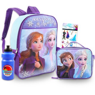 Foto 1 | Foto 1 | Set De Mochilas Frozen De Disney Para Niñas, 5 Unidades, Del - Venta Internacional.