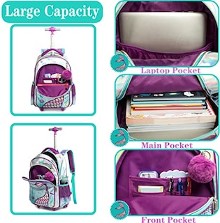 Foto 3 | Foto 3 | Mochila con Ruedas Meetbelify Mermaid - Venta Internacional