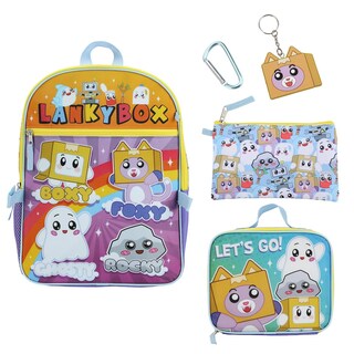 Foto 1 | Foto 1 | Juego De Mochilas Y Loncheras Lankybox De 5 Piezas Con Licencia Oficial - Venta Internacional.