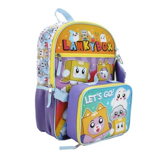 Foto 3 | Foto 3 | Juego De Mochilas Y Loncheras Lankybox De 5 Piezas Con Licencia Oficial - Venta Internacional.