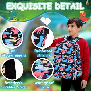 Foto 3 | Foto 3 | Mochila Escolar Ledaou Kids con Lonchera Para Niños - Venta Internacional