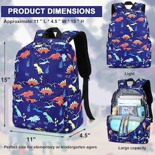 Foto 2 | Foto 2 | Mochila Escolar Ledaou Kids con Lonchera - Venta Internacional