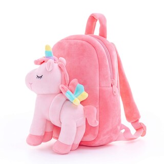 Foto 1 | Foto 1 | Mochila Lazada de Peluche con Unicornio Rosa para Niña - Venta Internacional