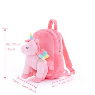 Foto 2 | Foto 2 | Mochila Lazada de Peluche con Unicornio Rosa para Niña - Venta Internacional