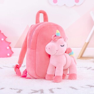 Foto 3 | Foto 3 | Mochila Lazada de Peluche con Unicornio Rosa para Niña - Venta Internacional