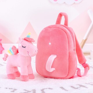 Foto 4 | Foto 4 | Mochila Lazada de Peluche con Unicornio Rosa para Niña - Venta Internacional
