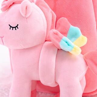 Foto 5 | Foto 5 | Mochila Lazada de Peluche con Unicornio Rosa para Niña - Venta Internacional