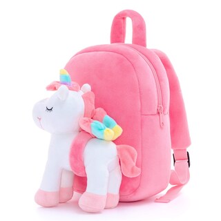 Foto 1 | Foto 1 | Mochila Lazada de Peluche con Unicornio Rosa para Niña - Venta Internacional
