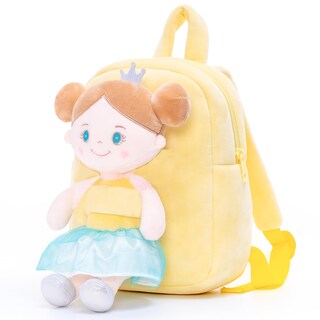 Foto 1 | Foto 1 | Mochila Gloveleya para Niños Pequeños con Muñeca de Trapo de 23 cm Amarilla - Venta Internacional