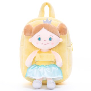 Foto 2 | Foto 2 | Mochila Gloveleya para Niños Pequeños con Muñeca de Trapo de 23 cm Amarilla - Venta Internacional