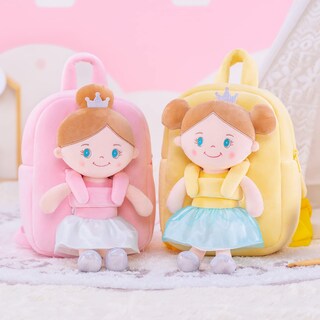 Foto 7 | Foto 7 | Mochila Gloveleya para Niños Pequeños con Muñeca de Trapo de 23 cm Amarilla - Venta Internacional