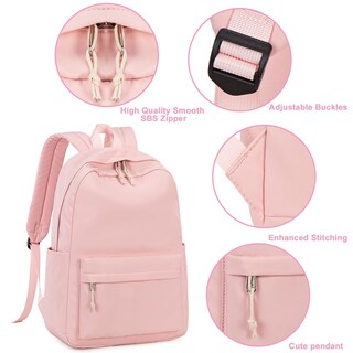 Foto 4 | Foto 4 | Mochila Escolar Bluboon Butterfly Rosa - Venta Internacional