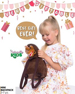 Foto 5 | Foto 5 | Minimochila Naturally Kids con Diseño de Dinosaurio para Niños de 2 a 5 Años - Venta Internacional