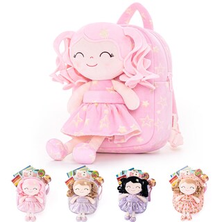 Foto 1 | Foto 1 | Mochila Gloveleya para Niña Pequeña con Muñeco de Peluche de 23 cm color Rosa - Venta Internacional