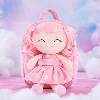 Foto 5 | Foto 5 | Mochila Gloveleya para Niña Pequeña con Muñeco de Peluche de 23 cm color Rosa - Venta Internacional