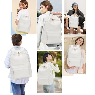 Foto 2 | Foto 2 | Mochila Escolar Bluboon Para Portátil De 15 Pulgadas, Color Beige, Para Niñas Y Mujeres - Venta Internacional.
