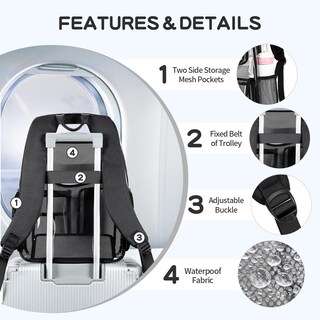 Foto 4 | Foto 4 | Mochila Cusangel Clear Xl, Impermeable, 17.5 Pulgadas, Para Adultos - Venta Internacional.