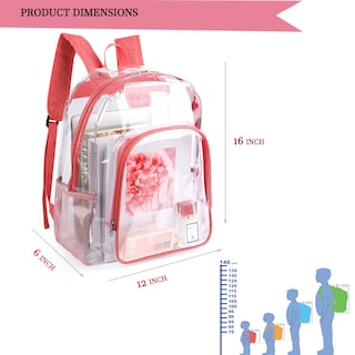 Foto 2 | Foto 2 | Mochila Fomaris Pink Clear Para Niñas Y Mujeres De 40 Cm Con Botella De 2 Litros - Venta Internacional.