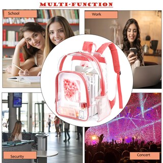 Foto 5 | Foto 5 | Mochila Fomaris Pink Clear Para Niñas Y Mujeres De 40 Cm Con Botella De 2 Litros - Venta Internacional.