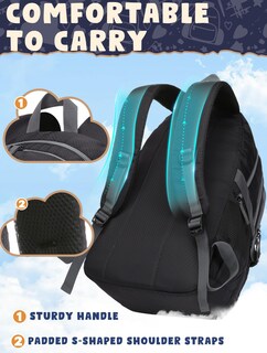 Foto 6 | Foto 6 | Mochila Bluefairy Para Portátil De Viaje De 18 Pulgadas, Impermeable, Negra - Venta Internacional.