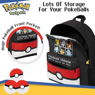 Foto 4 | Foto 4 | Mochila Escolar Pokémon Kids Pikachu Eevee Pokeball - Venta Internacional.