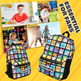 Foto 5 | Foto 5 | Mochila Pokémon Kids Con Bolsillo Para Botella De Agua Multicolor - Venta Internacional.