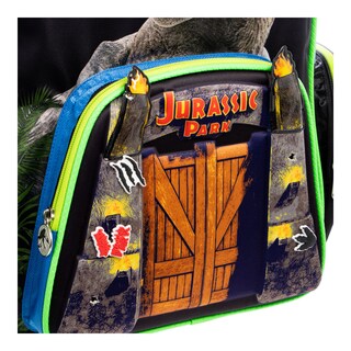 Foto 6 | Foto 6 | Mochila Primaria Infantil Jurassic Park (charms) 20l (negro)