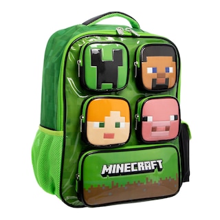 Foto 8 | Foto 8 | Mochila Primaria Infantil Minecraft (20l Verde)