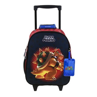 Foto 1 | Foto 1 | Mochila Chica Kinder Con Ruedas Chenson Mario Bros Bowser Mb70208-3 Bowie