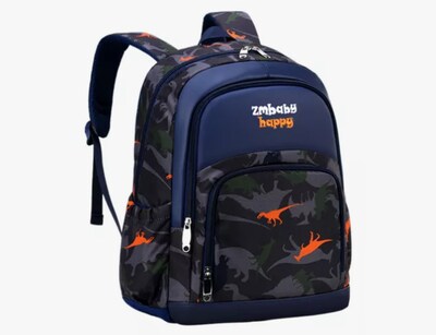 Foto 1 | Foto 1 | Mochila Escolar Xtellar Impermeable De Dinosaurio Color Azul