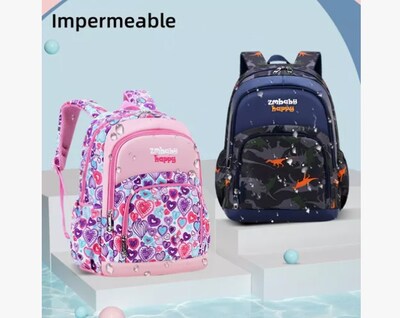Foto 4 | Foto 4 | Mochila Escolar Xtellar Impermeable De Dinosaurio Color Azul