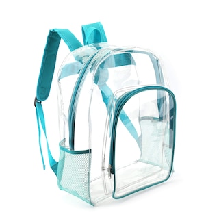 Foto 1 | Foto 1 | Mochila Jomparo Heavy Duty, Transparente, Para Escuela, Color Turquesa - Venta Internacional.