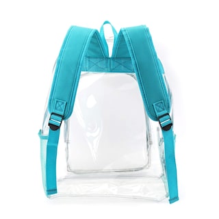 Foto 3 | Foto 3 | Mochila Jomparo Heavy Duty, Transparente, Para Escuela, Color Turquesa - Venta Internacional.