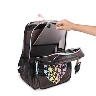 Foto 5 | Foto 5 | Mochila Transparente Moonbaby Lovely Para Niñas En Edad Escolar - Venta Internacional.