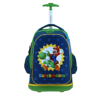 Foto 1 | Foto 1 | Mochila Grande Ruedas Chenson Mario Bros Yoshi Sploshi