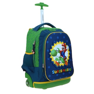 Foto 6 | Foto 6 | Mochila Grande Ruedas Chenson Mario Bros Yoshi Sploshi