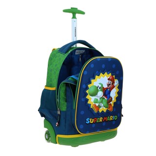 Foto 7 | Foto 7 | Mochila Grande Ruedas Chenson Mario Bros Yoshi Sploshi