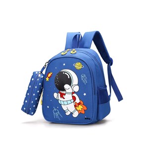Foto 2 | Foto 2 | Mochila Impermeable Belug Diseño Astronauta En Tela De Nailon, Azul