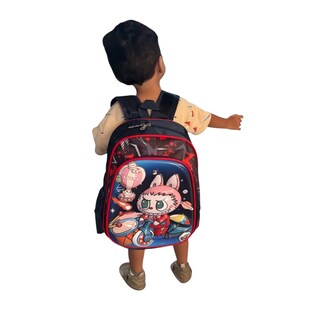 Foto 5 | Foto 5 | Mochila Escolar Infantil Color Azul Marino De Labubu